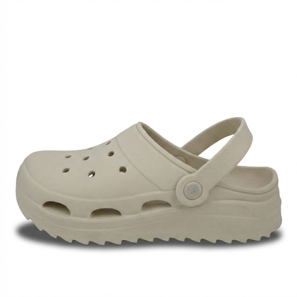 Skechers Women’s US Size 9 Foamies Clogs Footsteps Sandal Comfort Beige